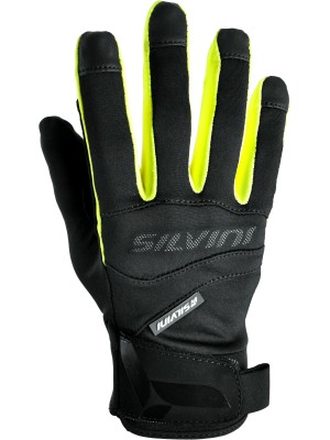 SILVINI UNI rukavice soft-shell FUSARO UA745 black-neon