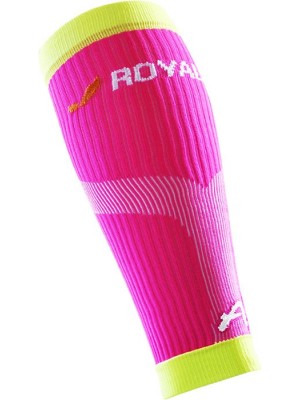 ROYAL BAY Neon kompresní lýtkové návleky růžové
