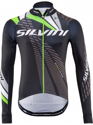 SILVINI pánské zateplený dres TEAM MD1401 black-green