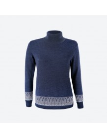 KAMA dámský svetr bez podšívky 5022 - modrý