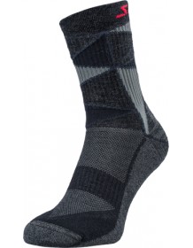 SILVINI ponožky merino VALLONGA UA1745 BLACK-RED