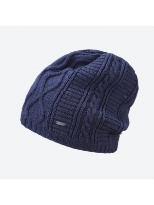 KAMA pletená čepice A150 - tmavě modrá