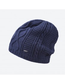 KAMA pletená čepice A150 - tmavě modrá