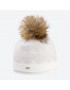 KAMA dámská pletená čepice A152 - přírodně bílá