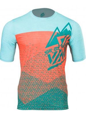 SILVINI pánský Enduro dres DENNO MD1803 ocean-orange