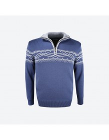 KAMA pánský svetr bez podšívky 4060 - sv.modrý