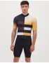 SILVINI pánský cyklistický dres MAZZANO MD2042 BLACK-YELLOW