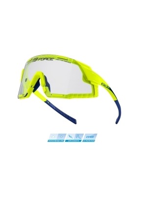 FORCE sportovn&iacute; br&yacute;le GRIP fluo - FOTOCHROMATICK&Eacute;