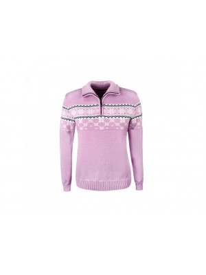 KAMA dámský svetr bez podšívky 5007 - růžový