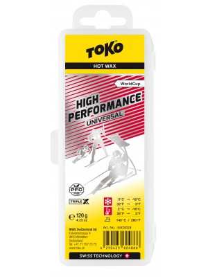 TOKO TRIPLEX WORLD CUP HIGH PERFORMANCE UNICERSAL 120g - ČERVENÝ