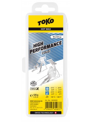 TOKO TRIPLEX WROLD CUP HIGH PERFORMANCE COLD 120g - MODRÝ 