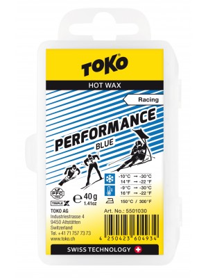 TOKO TRIPLEX PERFORMANCE 40g - modrý parafín