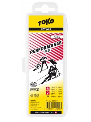 TOKO TRIPLEX PERFORMANCE 120g - červený parafín