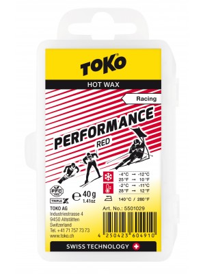 TOKO TRIPLEX PERFORMANCE 40g - červený parafín