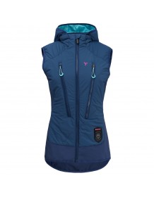 SILVINI dámská primaloftová vesta POLARA WJ2105 NAVY-TURQUOISE