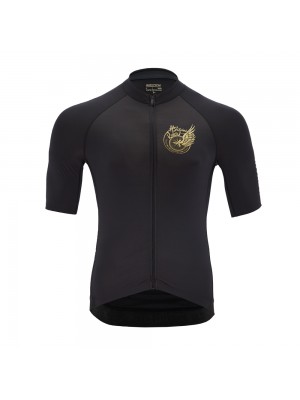 SILVINI pánský cyklistický dres MOTTOLINO MD2206 black-gold