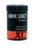 SkiGo Kickwax XC Orange +3/-2°C