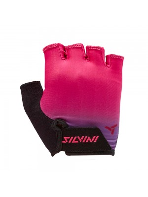 SILVINI dětské rukavice ANAPI CA2287 BLACK-FUCHSIA