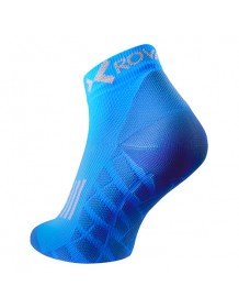 ROYAL BAY sportovní ponožky LOW-CUT neon modrá