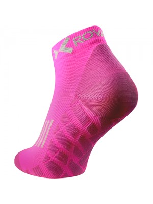 ROYAL BAY sportovní ponožky LOW-CUT neon růžová