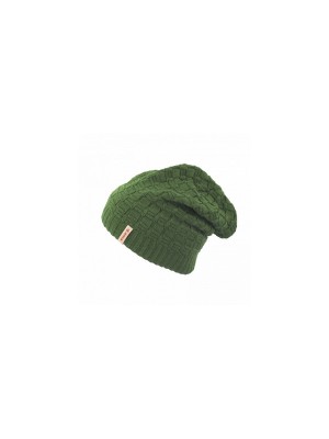 KAMA pletená čepice A123 - zelená