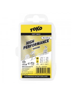 TOKO TRIPLEX WROLD CUP HIGH PERFORMANCE WARM 40g - žlutý