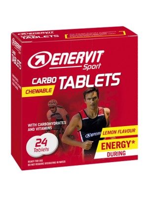 ENERVIT GT Carbo tablety - citron 24ks