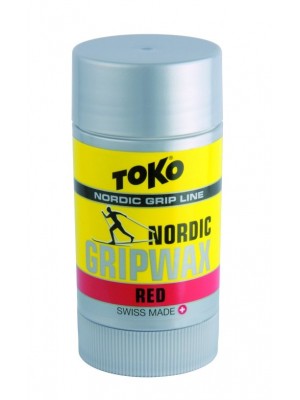 TOKO Nordic Grip Wax 25g, červený