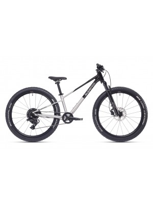 SUPERIOR dětsk&eacute; kolo Team 24 Gloss Brushed Alu / Rainbow Black 11"